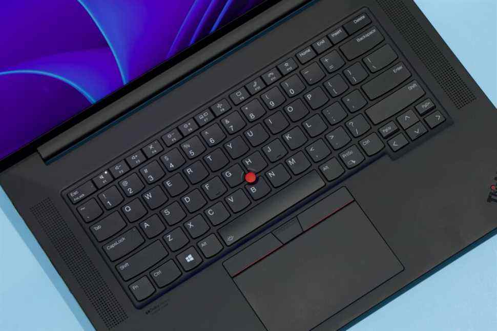 Comme c'est généralement le cas pour les claviers et trackpads Thinkpad, les X1 Extreme sont tous les deux excellents.