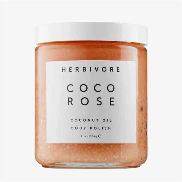 Gommage corporel à l'huile de noix de coco Coco Rose Herbivore