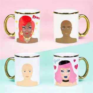 Habillez votre tasse d'autocollants Drag Queen