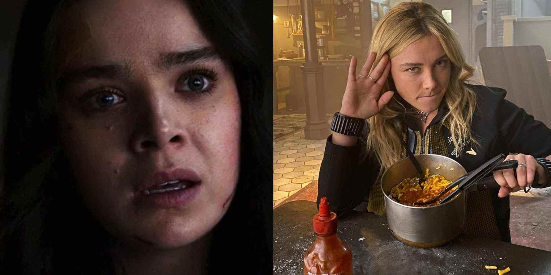 La star de Hawkeye, Hailee Steinfeld, partage une photo BTS amusante de Florence Pugh
