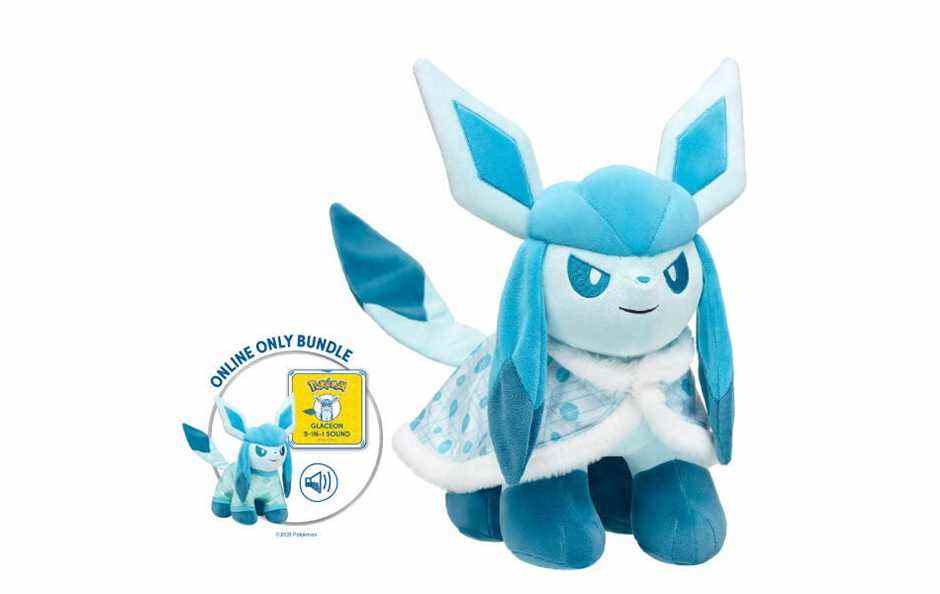 Glaceon révélé comme la dernière offre Pokemon de Build-A-Bear
