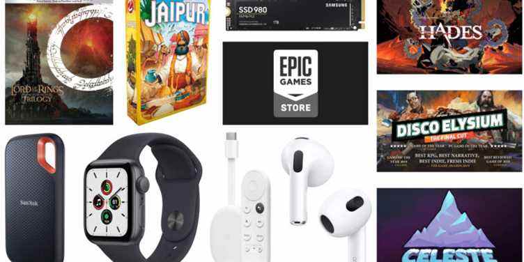 Les meilleures offres du week-end : soldes des fêtes de l’Epic Games Store, appareils Apple et plus encore