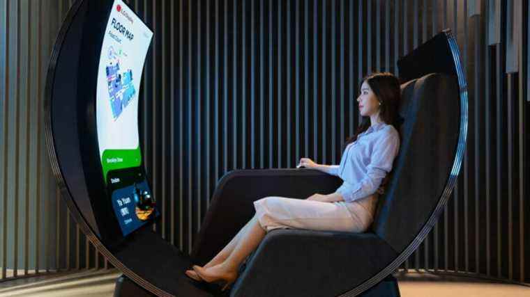 LG Display révèle des produits OLED flexibles « Virtual Ride » et « Media Chair »