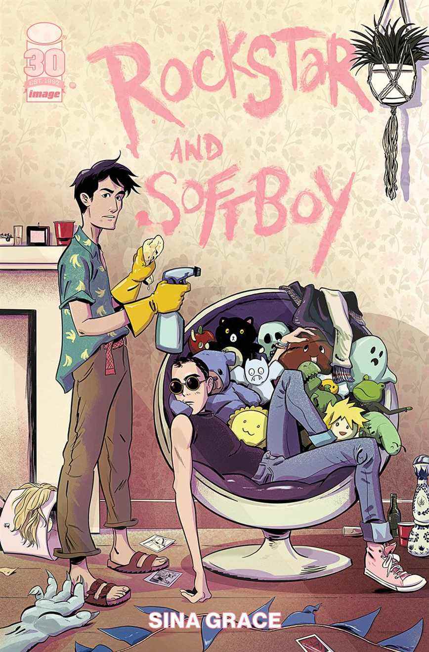 Couverture de bande dessinée Rockstar et Softboy