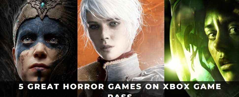 5 grands jeux d'horreur sur Xbox Game Pass