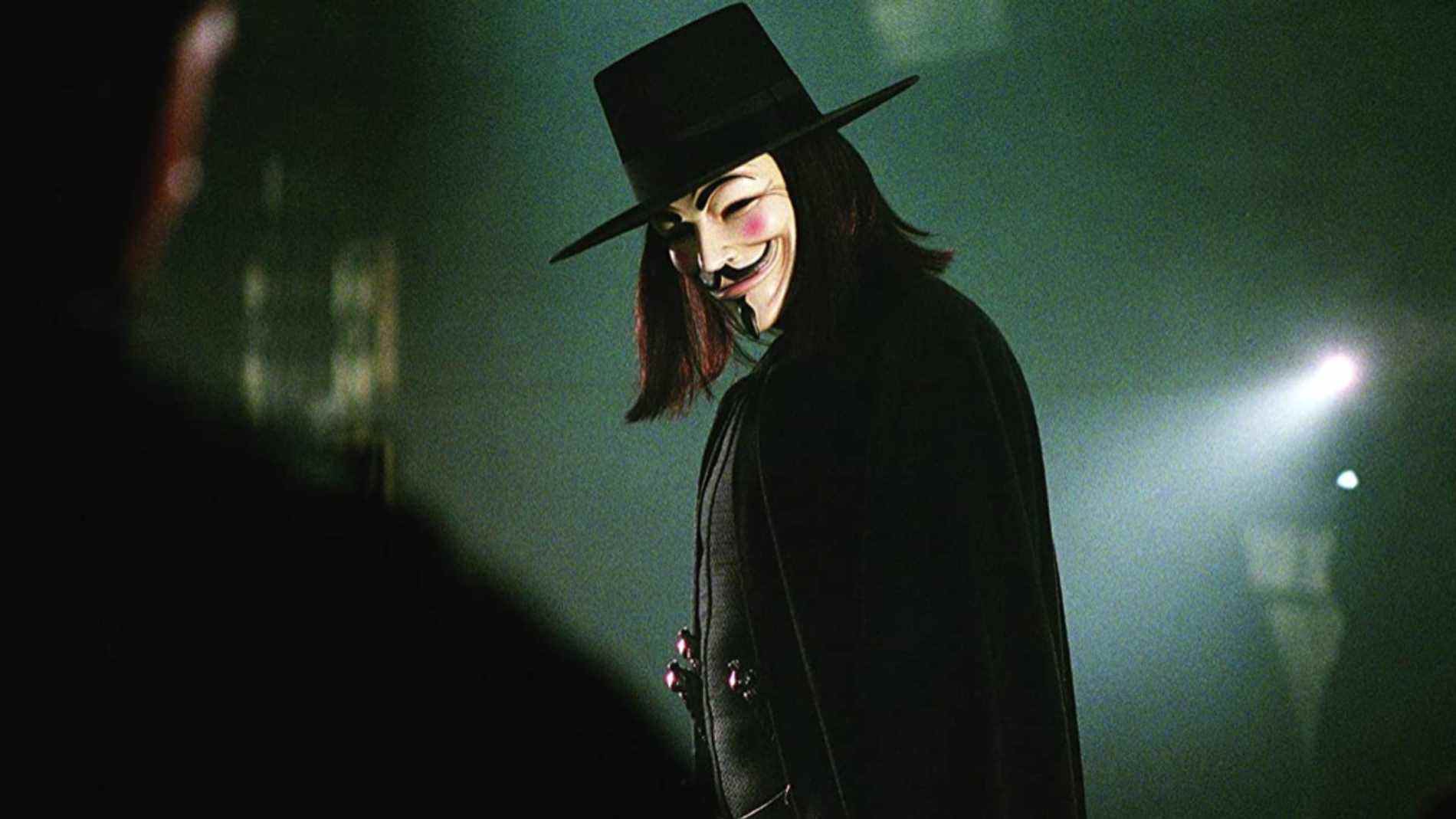 Hugo Tissage en V pour Vendetta