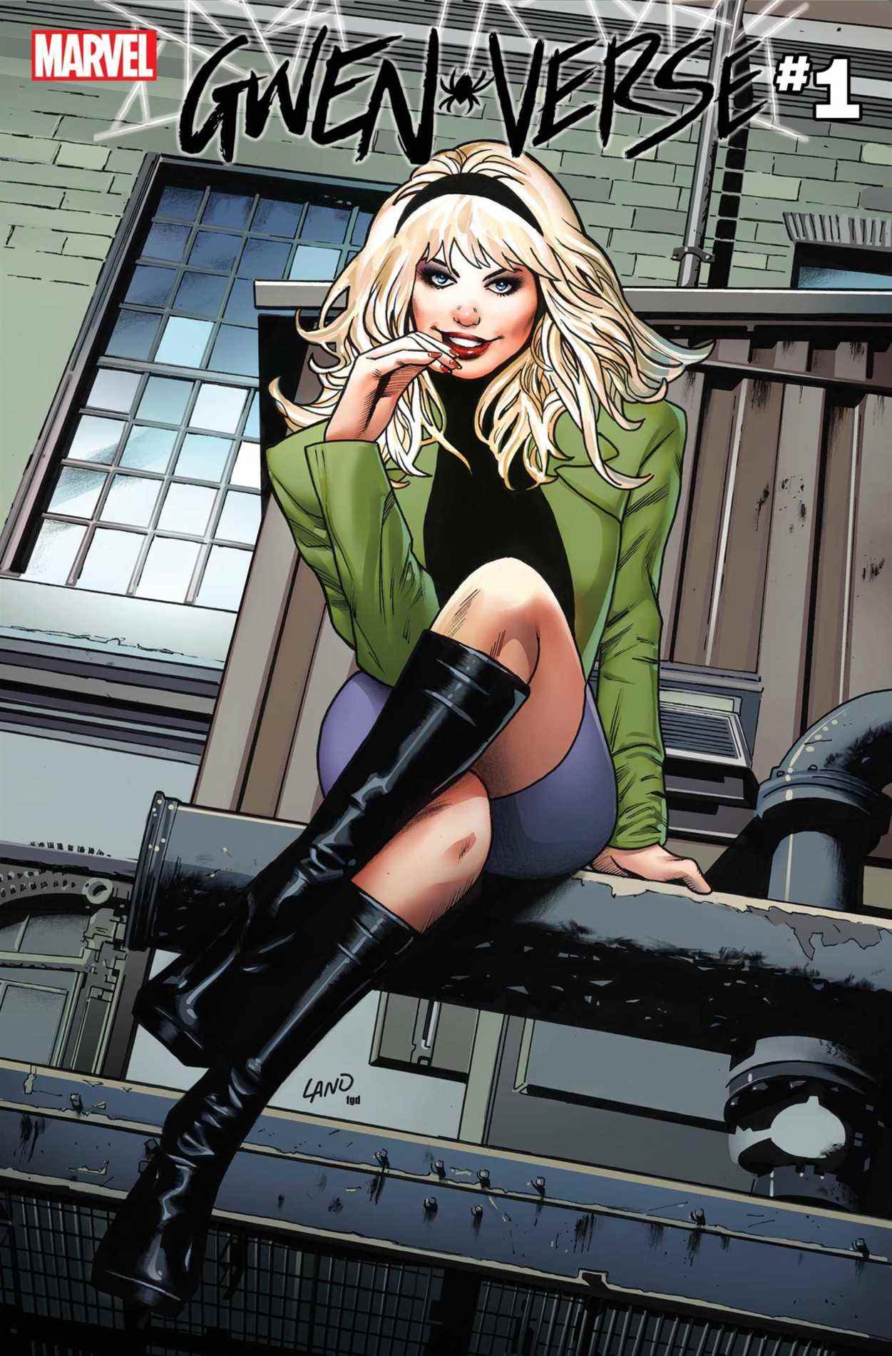 Couverture de la variante Gwen-Verse par Greg Land