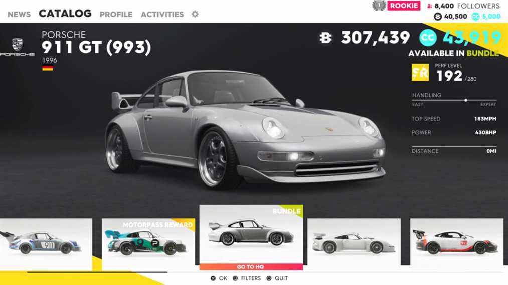 The Crew 2 Elite Bundle 9, Porsche 911 GT 993