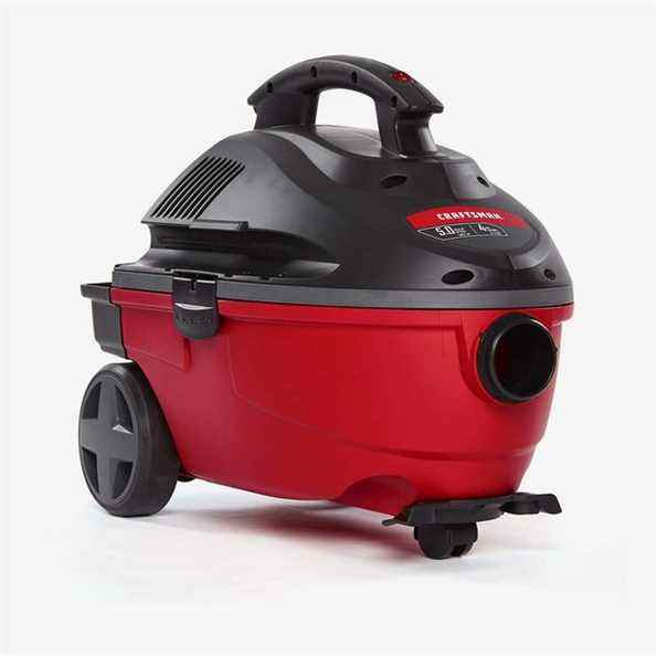 Craftsman 17612 Aspirateur sec/humide 4 gallons 5,0 HP crête