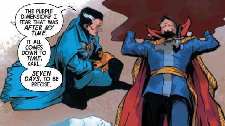 Doctor Strange enquête sur la mort du docteur Strange dans l’aperçu #2