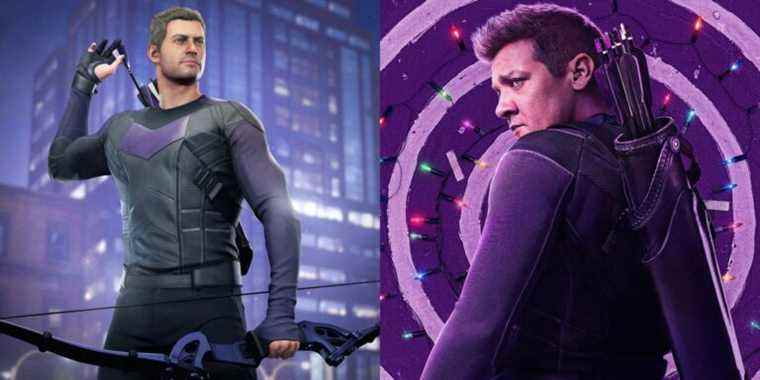 La mise à jour Avengers de Marvel donne à Hawkeye sa tenue Disney + 
