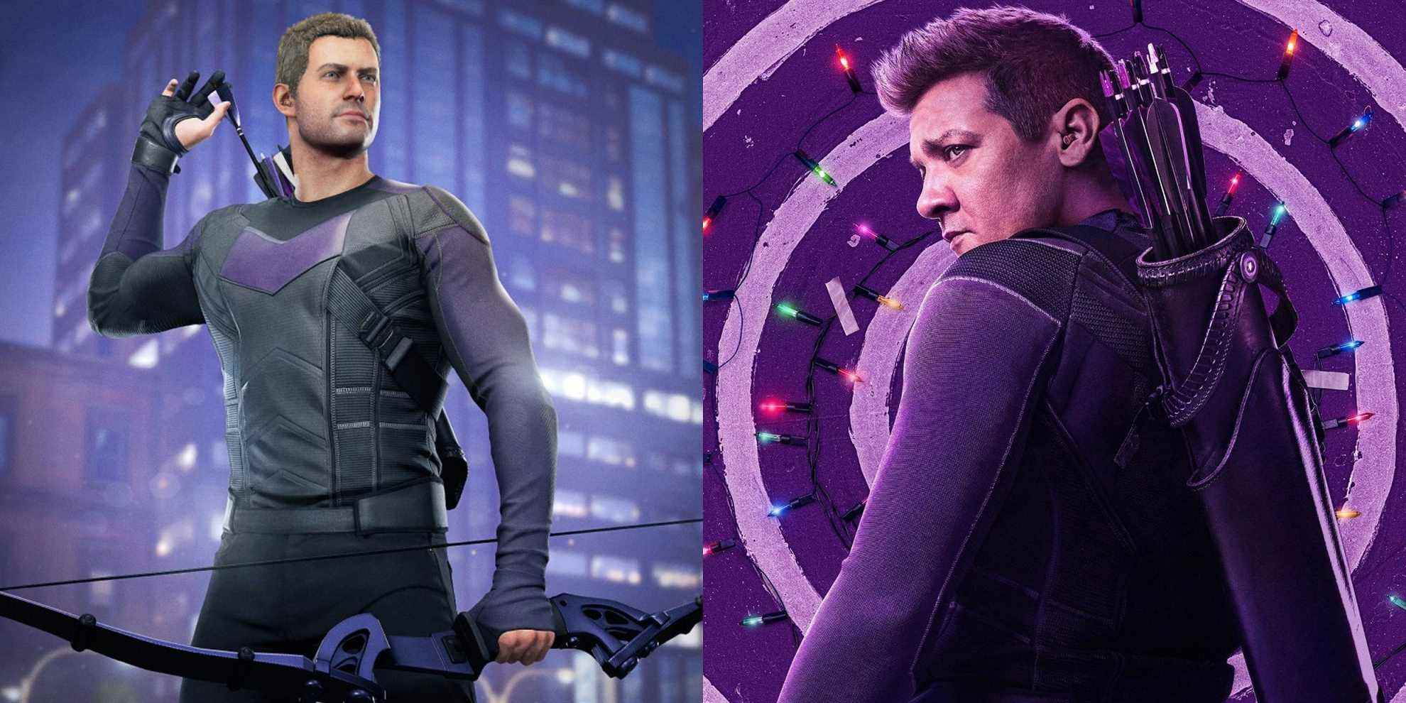 La mise à jour Avengers de Marvel donne à Hawkeye sa tenue Disney + 
