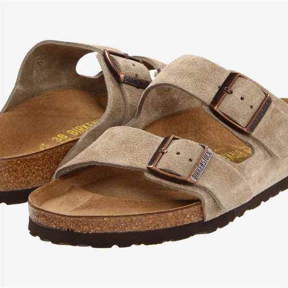 Birkenstock Arizona Daim Taupe