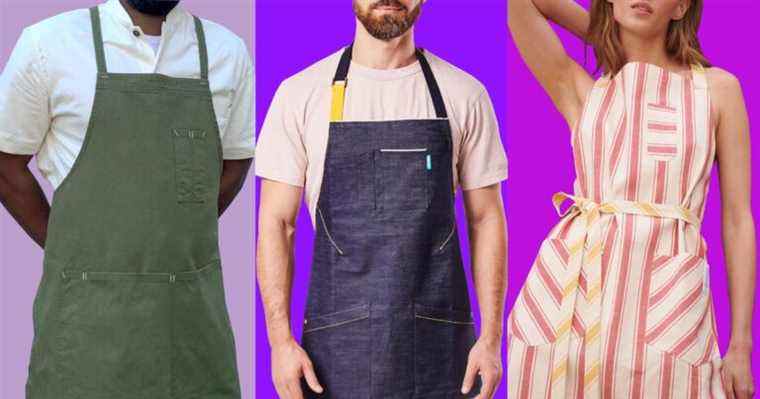 Les meilleurs tabliers pour cuisiner, selon les chefs et les barmans
