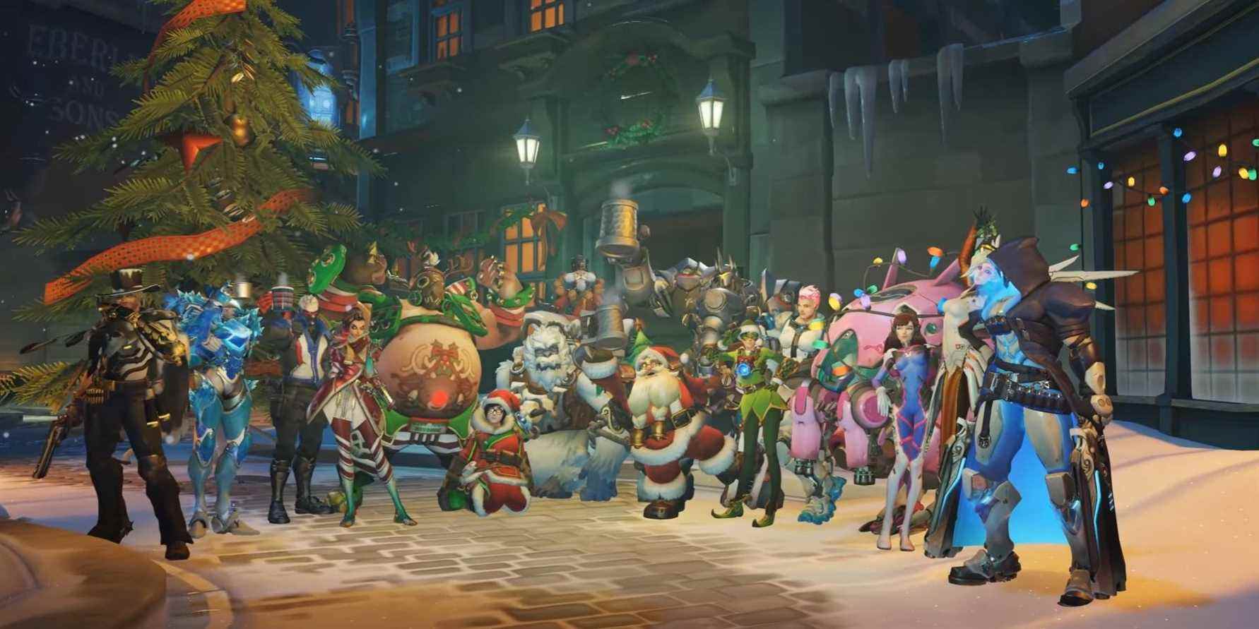 Overwatch lance un nouvel art Winter Wonderland pour Noël
