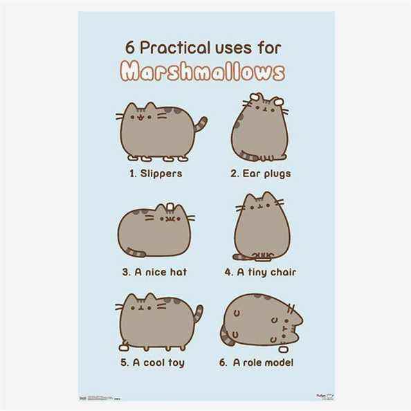 Affiche murale Pusheen Marshmallow