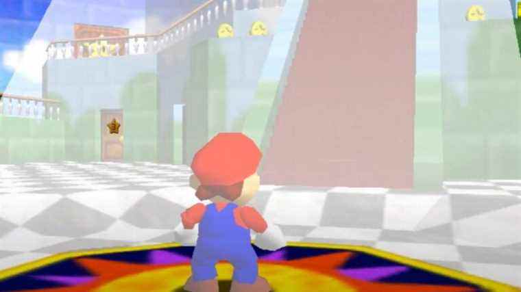 Regarder la lumière dans Super Mario 64
