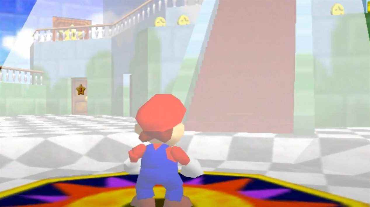 Regarder la lumière dans Super Mario 64
