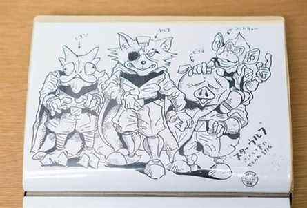 Designs d'Imamura pour les équipes Star Fox et Star Wolf.