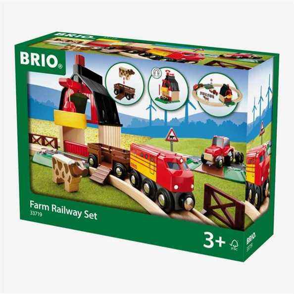 Coffret de train BRIO World Farm