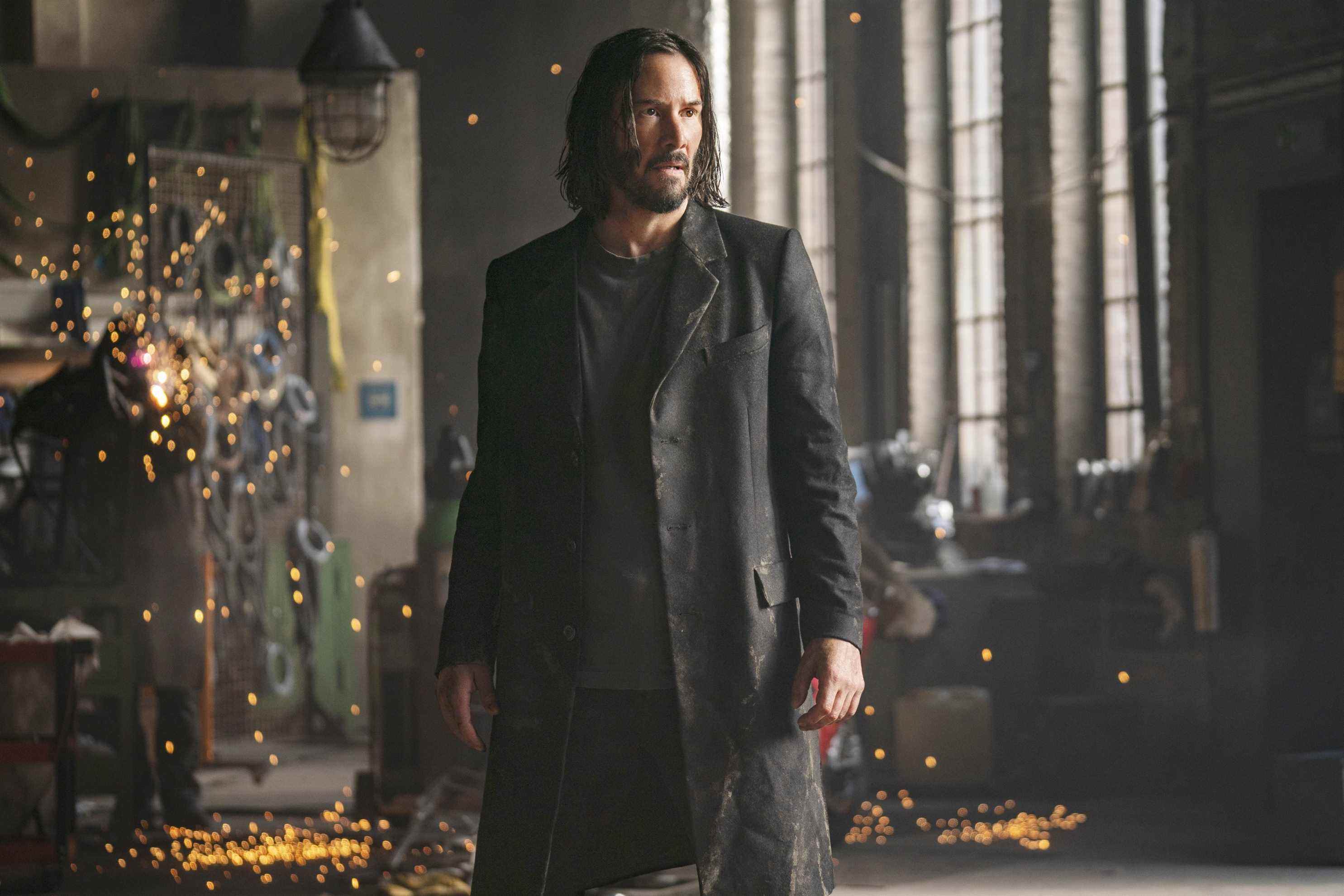 Les résurrections de la matrice, (aka LA MATRICE 4), Keanu Reeves, 2021. ph : Murray Close / © Warner Bros. / Avec la permission d'Everett Collection