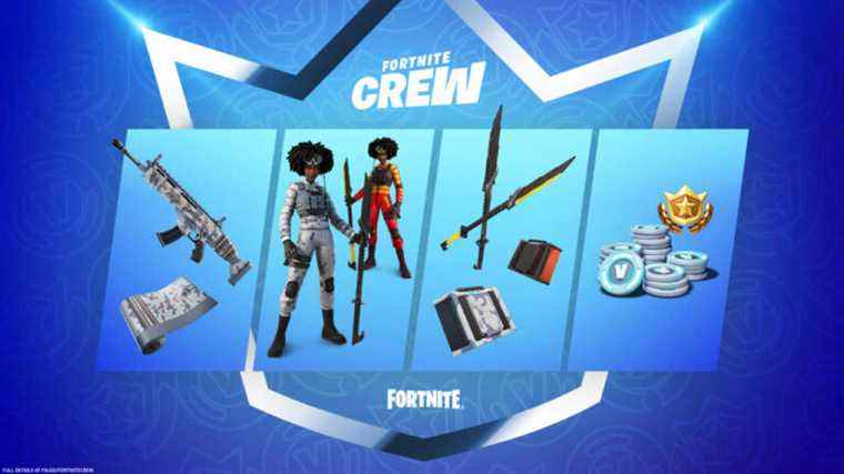 Le pack Fortnite Crew pour janvier 2022 comprend Snow Stealth Slone
