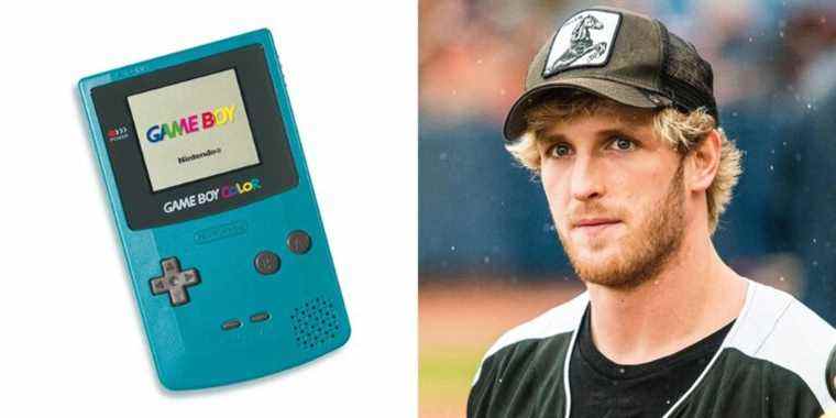 Logan Paul fabrique une table de couleur Game Boy avec de la résine époxy et un cadre Pokemon en métal
