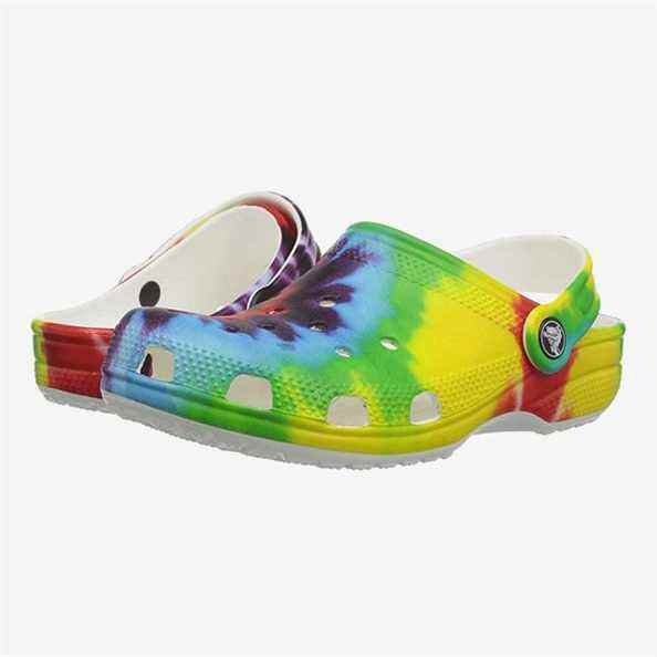 Crocs Kids Classic Tie-Dye Graphic Clog