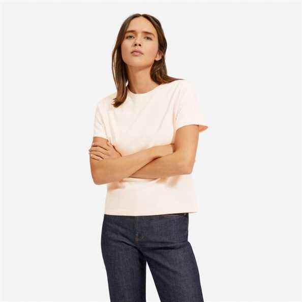 T-shirt coupe carrée Everlane en coton biologique