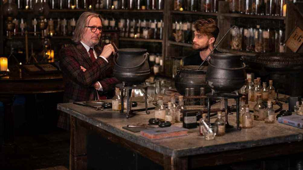 Les retrouvailles de Harry Potter Gary Oldman et Daniel Radcliffe