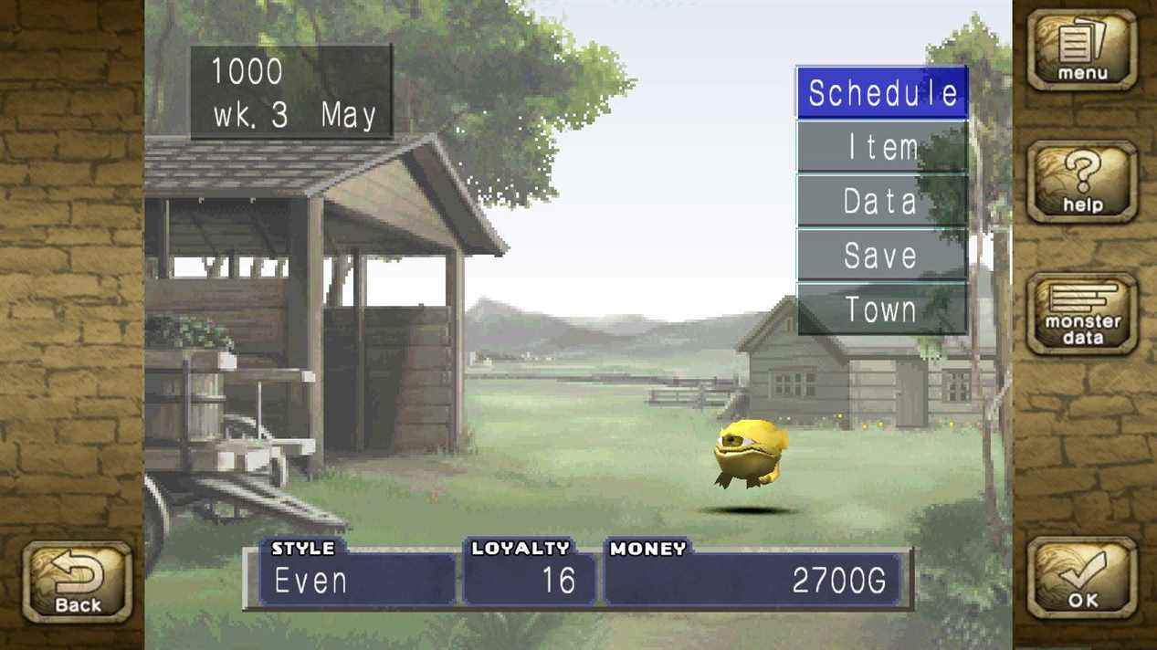 Capture d'écran de Monster Rancher 1 & 2 DX Suezo