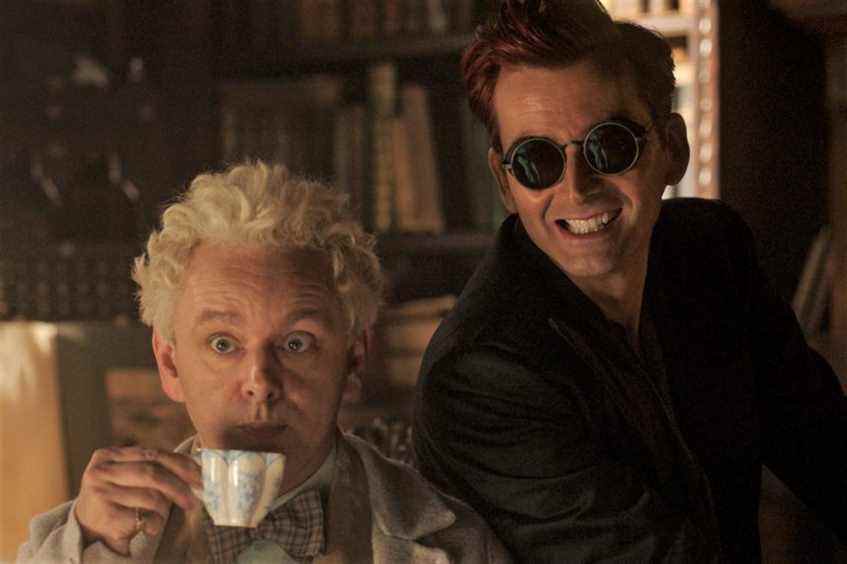 Good Omens Saison 2 Michael Sheen et David Tennant 