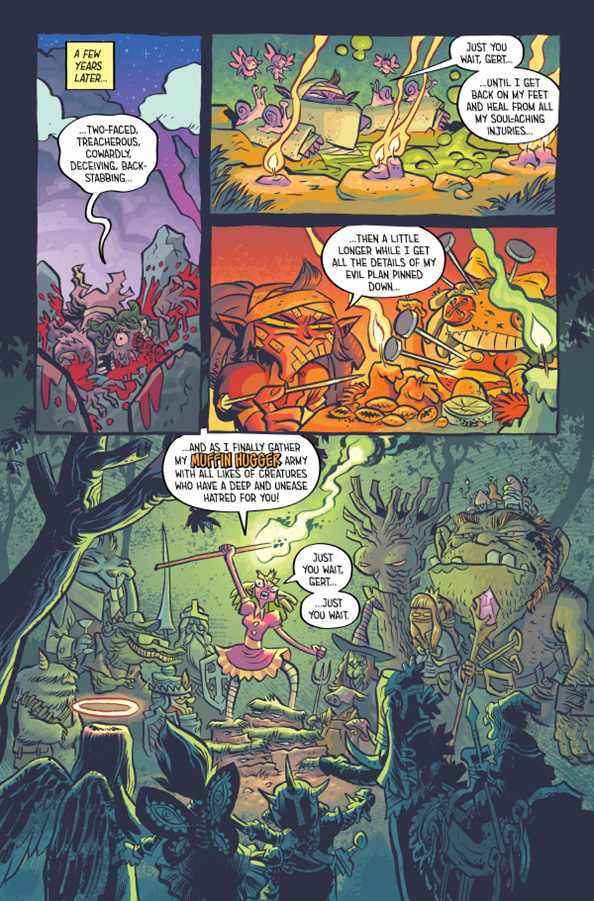 L'extrait incroyable, malheureusement lisible et presque non publiable des contes inédits de I Hate Fairyland