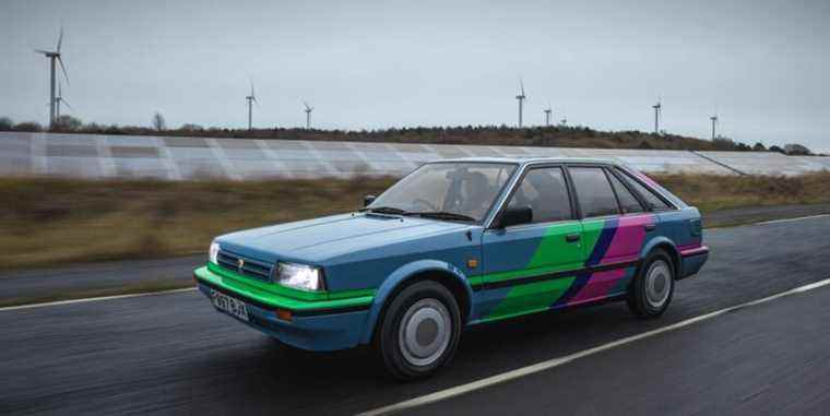 1986 Nissan Bluebird obtient un groupe motopropulseur Leaf EV de Nissan UK