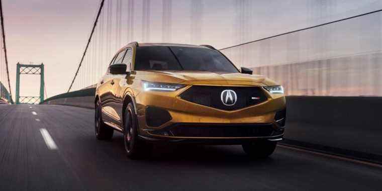 2022 Acura MDX Type S coûte 73 095 $ entièrement chargé