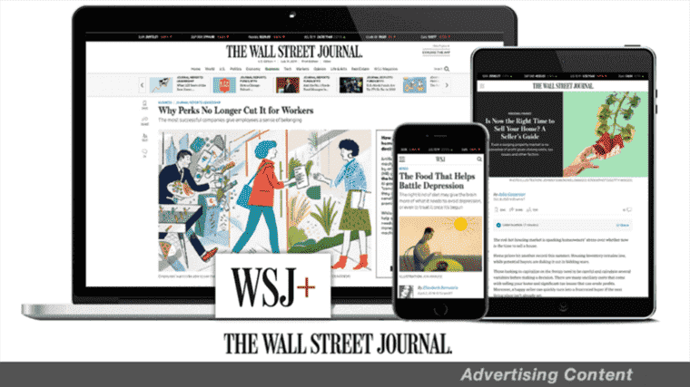 Abonnez-vous au Wall Street Journal pour seulement 8 $ par mois