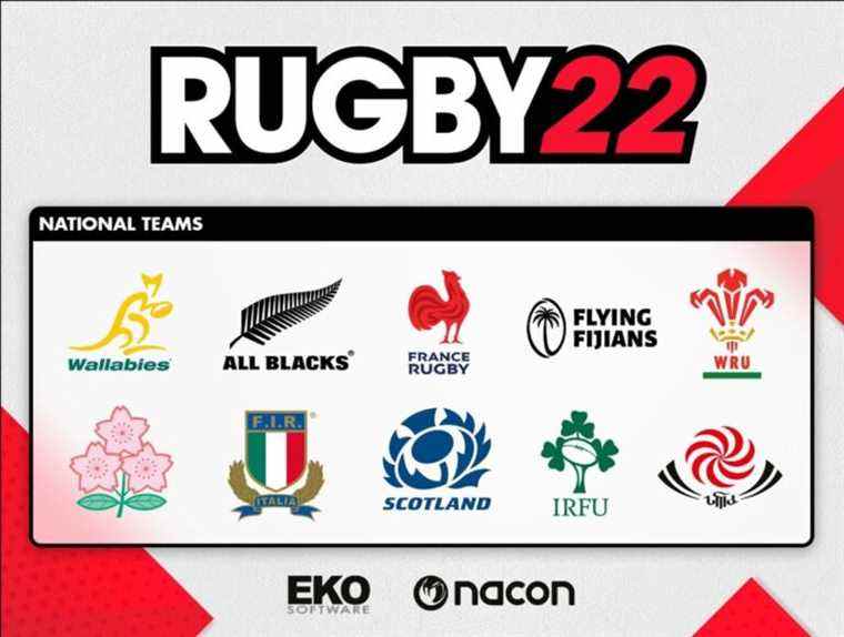 Annonce des équipes officielles de Rugby 22
