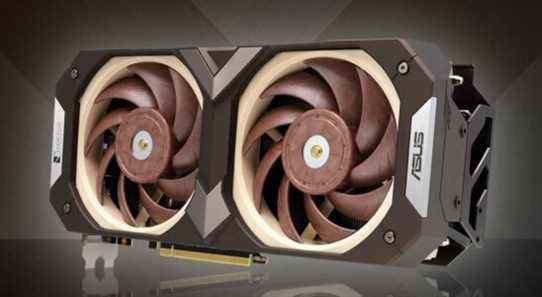 Asus et Noctua se sont associés sur une GeForce RTX 3070 plus silencieuse et plus brune