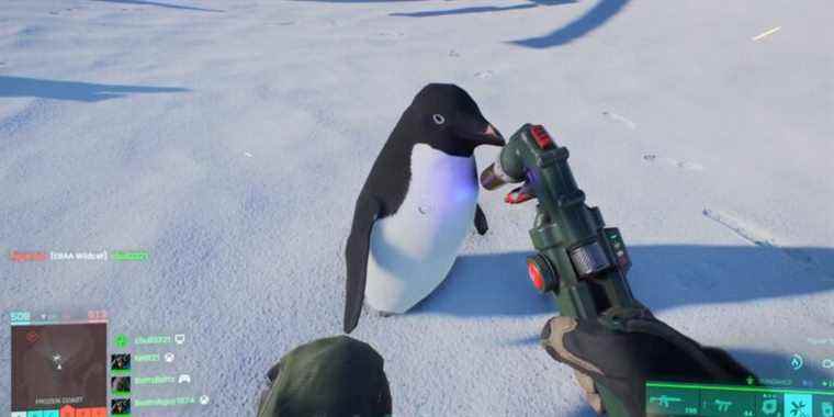 Battlefield 2042 permet aux joueurs de « réparer » les pingouins