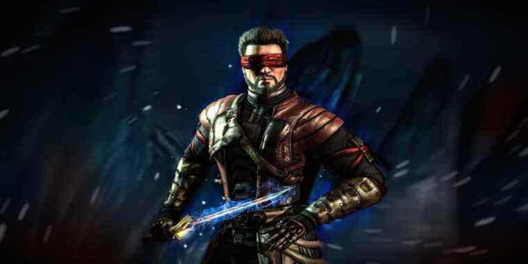 Boss Logic Art imagine Keanu Reeves en tant que personnage de Mortal Kombat