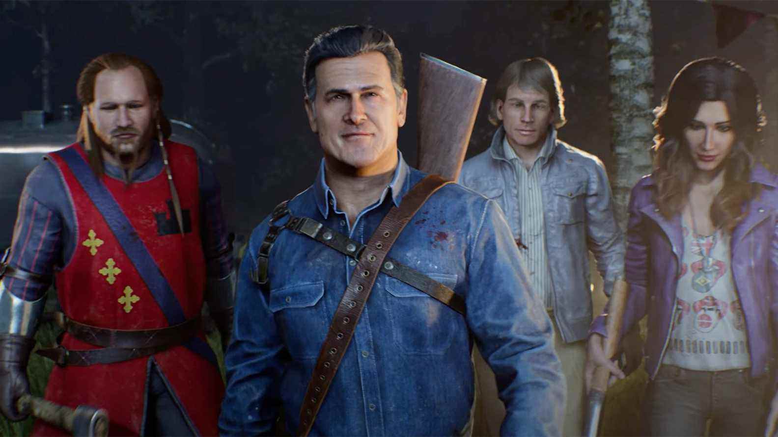 Bruce Campbell taquine quatre générations de cendres dans Evil Dead: The Game
