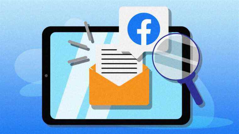 Cet e-mail Facebook est-il un faux ?