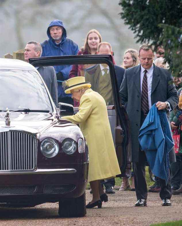 La reine à Sandringham