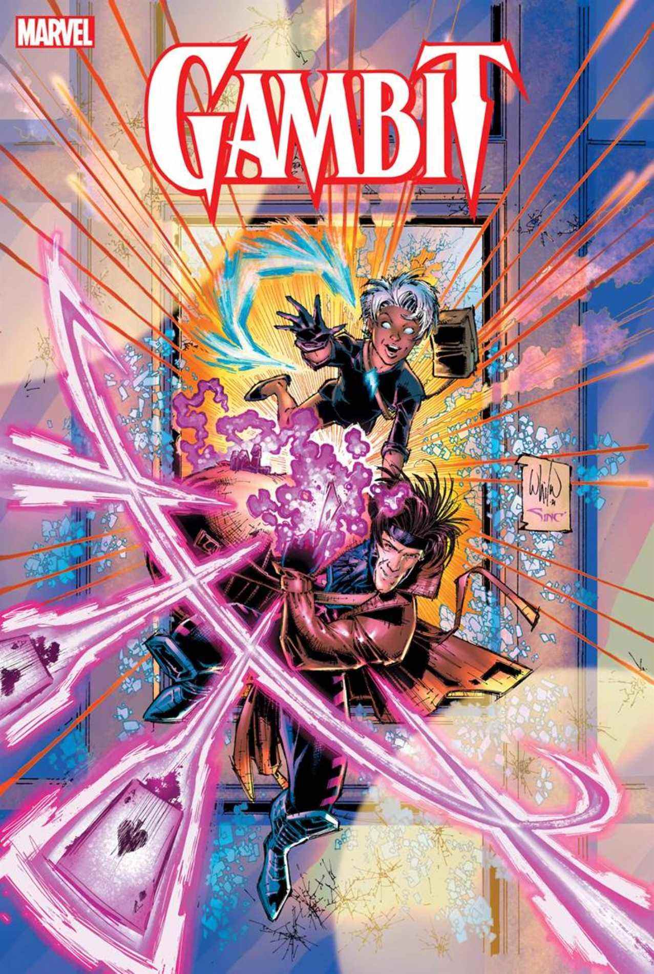 Couverture Gambit #1 par Whilce Portacio & Alex Sinclair