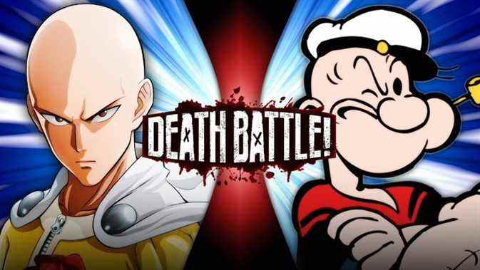 Death Battle amène Saitama contre Popeye à terminer leur saison avec une folie animée !