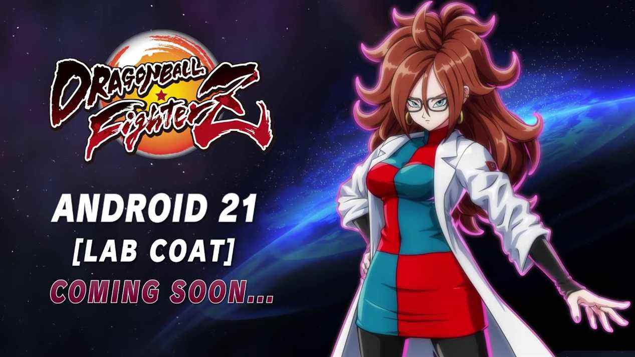 Dragon Ball FighterZ Android 21 (Lab Coat) DLC révélé
