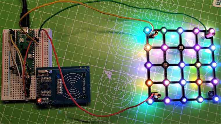 Éclairage RFID alimenté par Raspberry Pi Pico