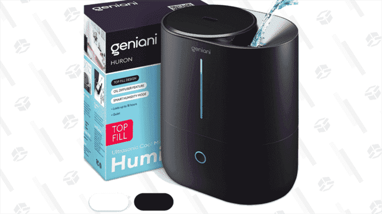 Économisez 21 % sur cet humidificateur et humidifiez votre couche épidermique