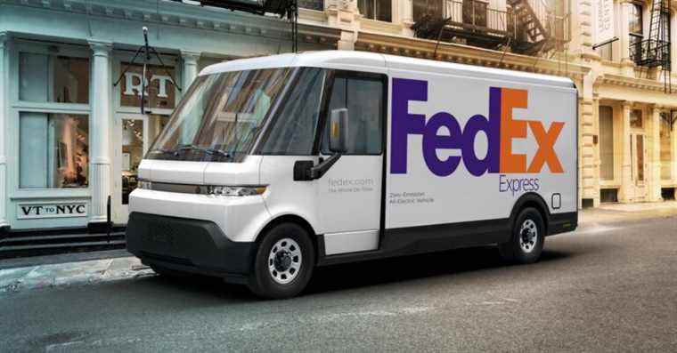 FedEx reçoit ses premières camionnettes de livraison électriques de BrightDrop de GM