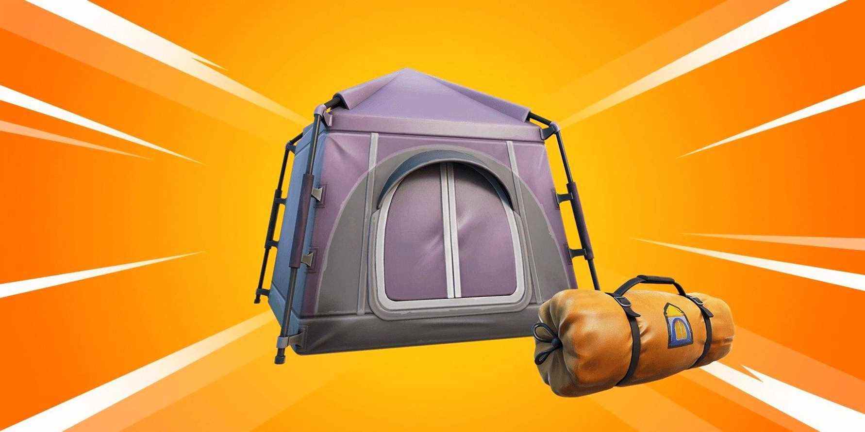 Fortnite : Comment récupérer des objets stockés dans une tente
